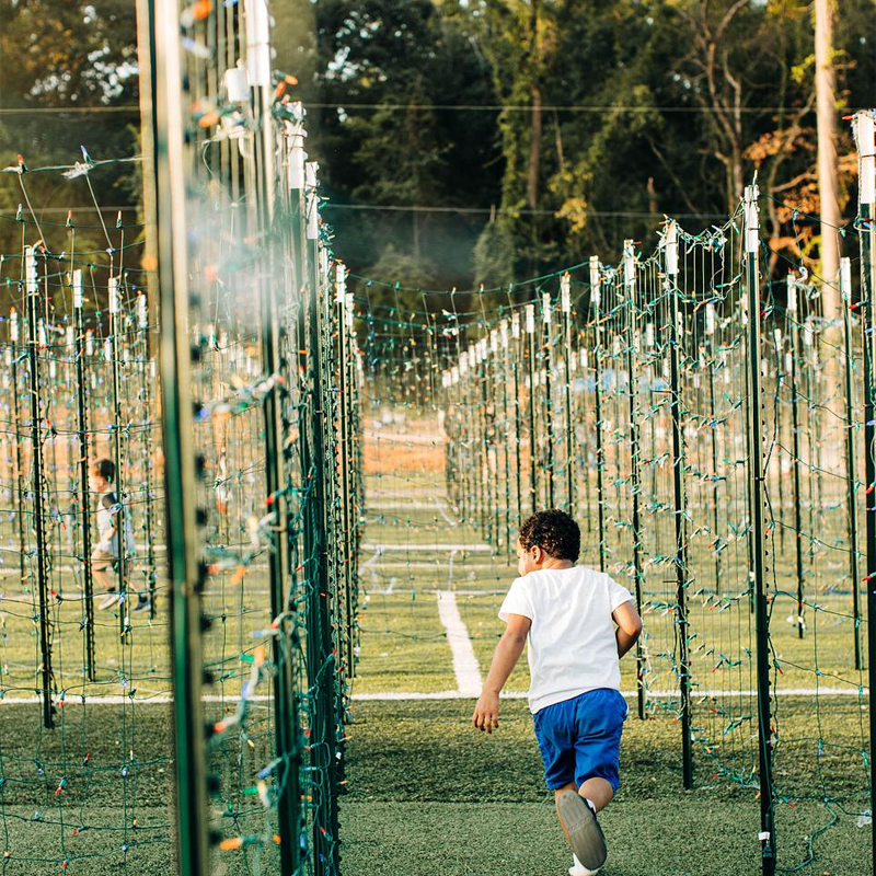 Spring Maze Attraction