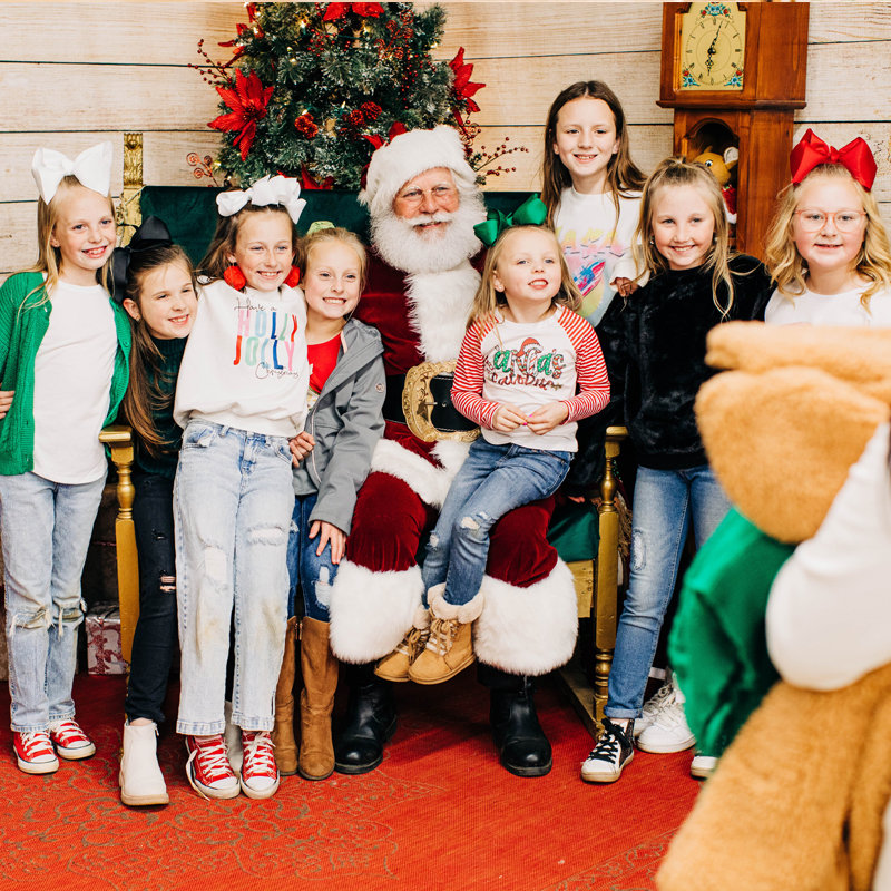 Santa & A Bunch Of Kids