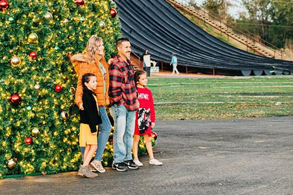 Winter Festival Christmas Tree Photo Op